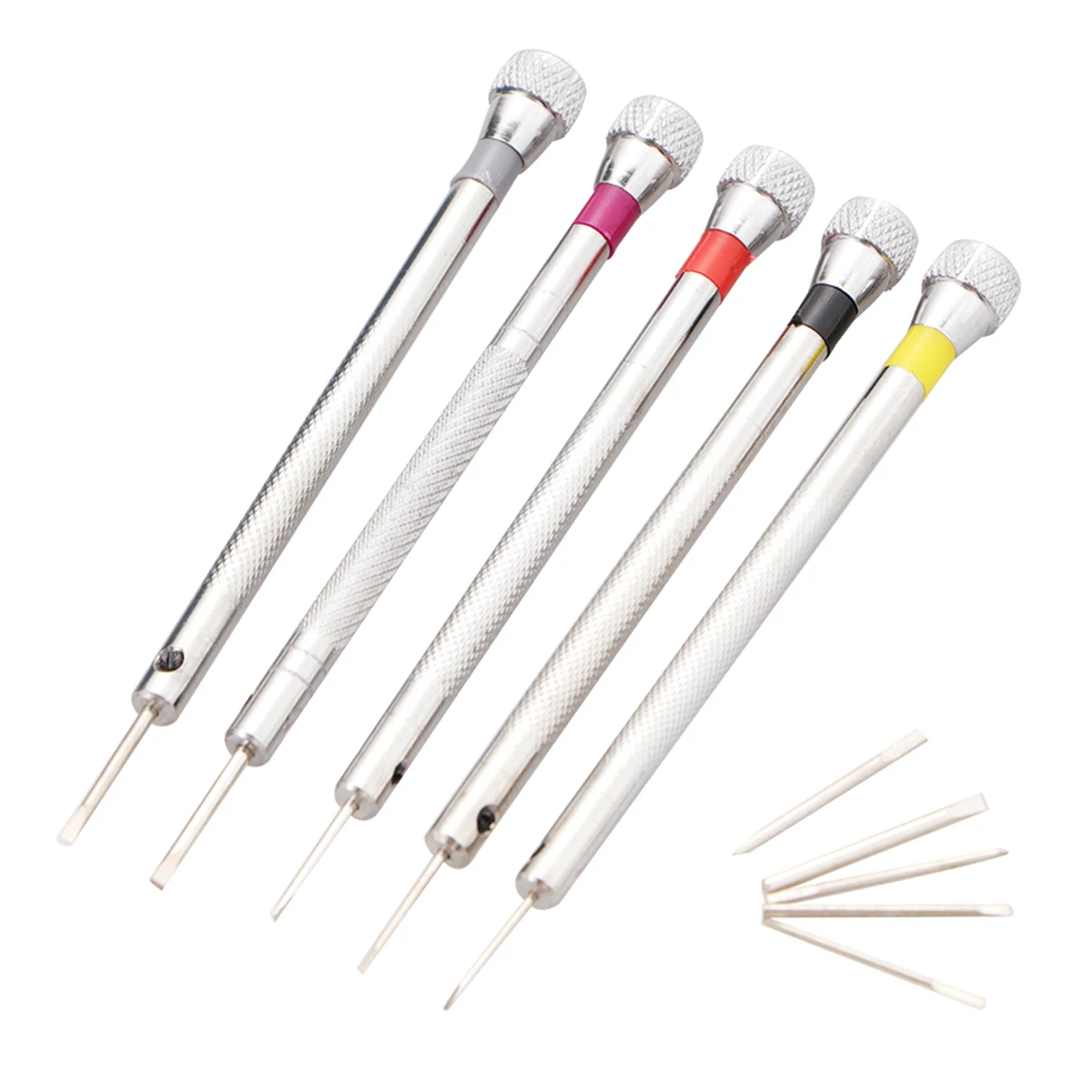 5pcs Precision Screwdriver Kit Lightweight Portable Eyeglasses Sunglasses Watch Repair Tools Container Pouch Included
5pcs Precision Screwdriver Kit Lightweight Portable Eyeglasses Sunglasses Watch Repair Tools Container Pouch Included