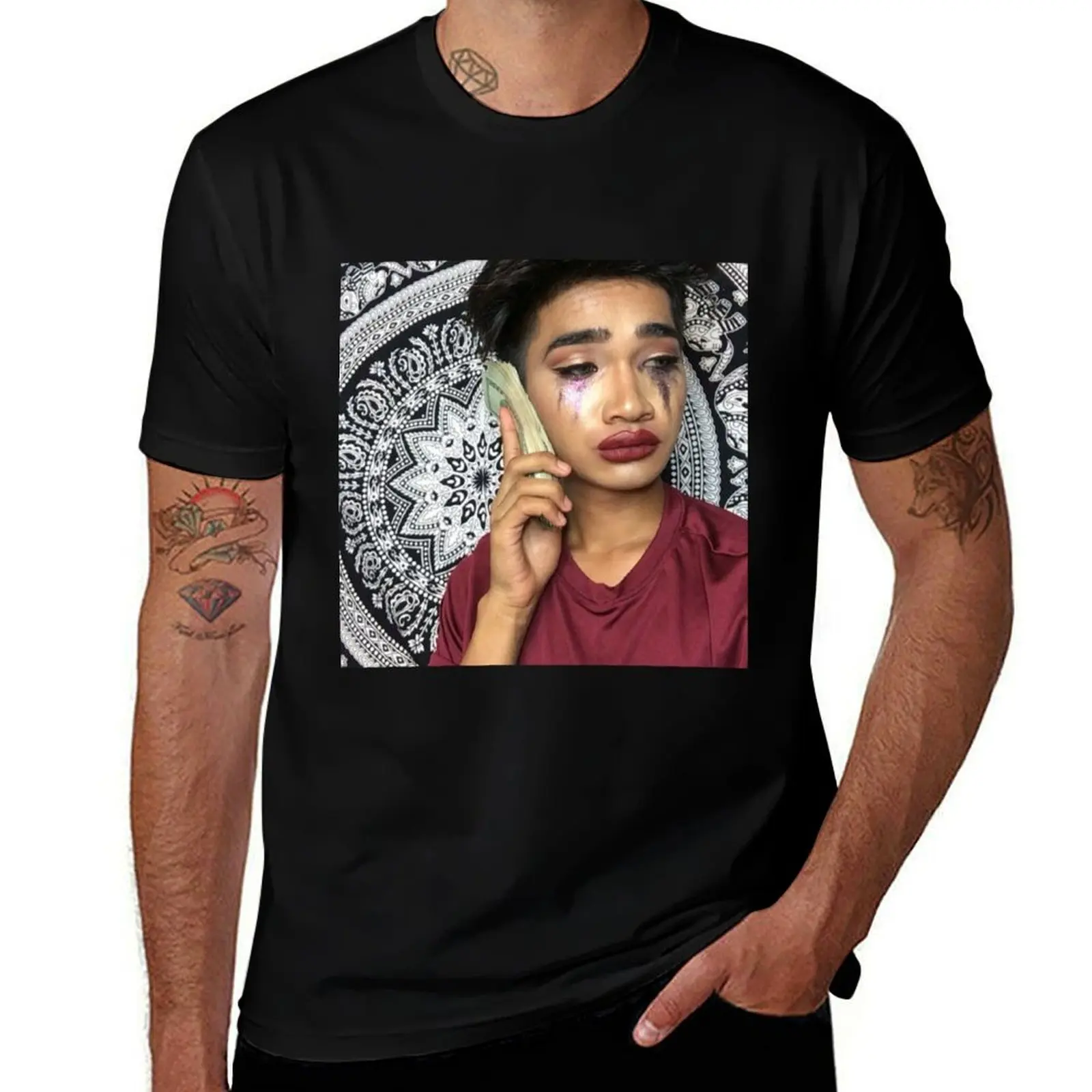 BretmanRock crying on money T-Shirt cotton tshirt 100% t shirts for man pack cotton t shirts for man cotton T-shirt
BretmanRock crying on money T-Shirt cotton tshirt 100% t shirts for man pack cotton t shirts for man cotton T-shirt