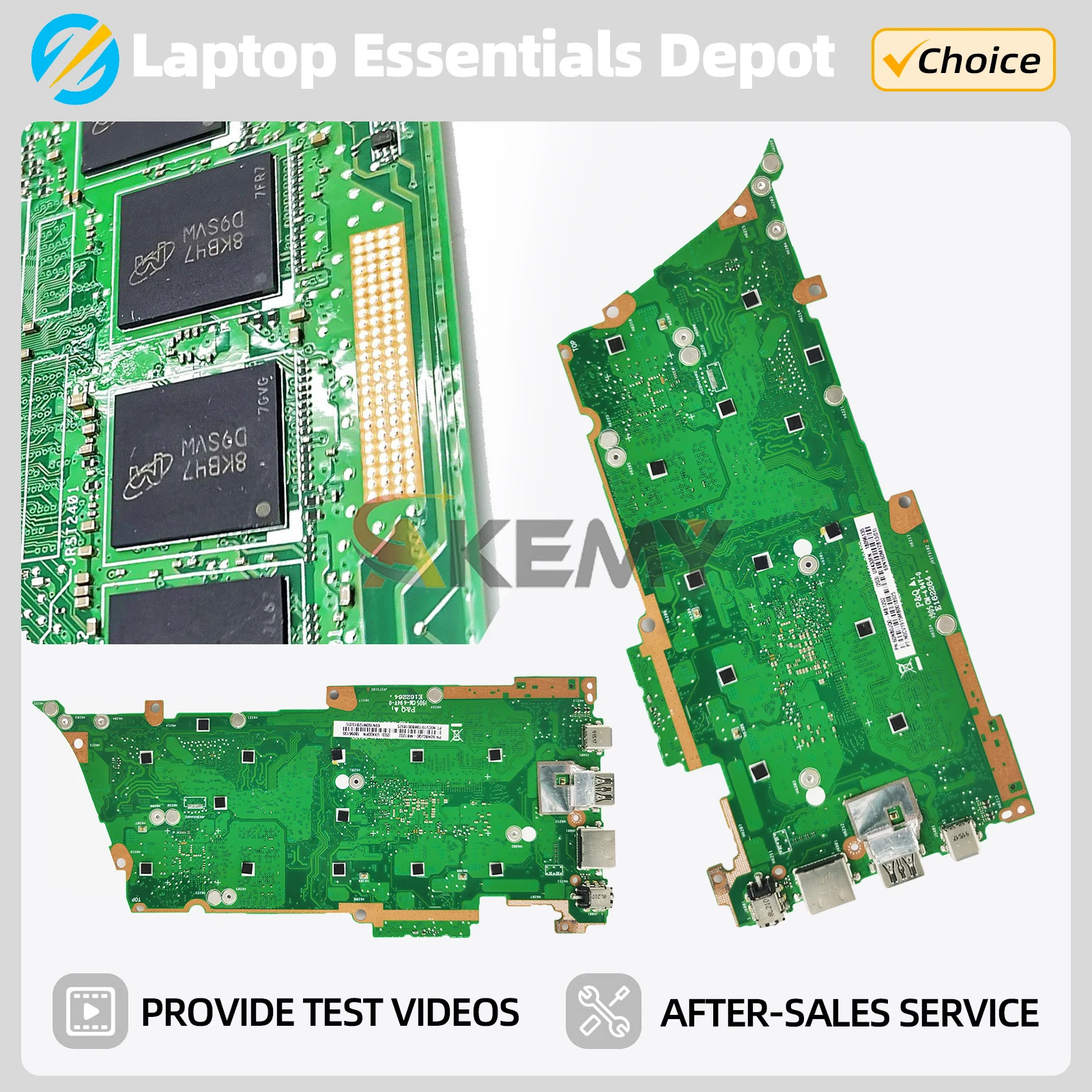 UX433FA Motherboard For ASUS Zenbook 14 UX433F UX433FN U4300F Laotop Mainboard W/I3-8145U I5-8265U I7-8565U 8GB/16GB-RAM
UX433FA Motherboard For ASUS Zenbook 14 UX433F UX433FN U4300F Laotop Mainboard W/I3-8145U I5-8265U I7-8565U 8GB/16GB-RAM