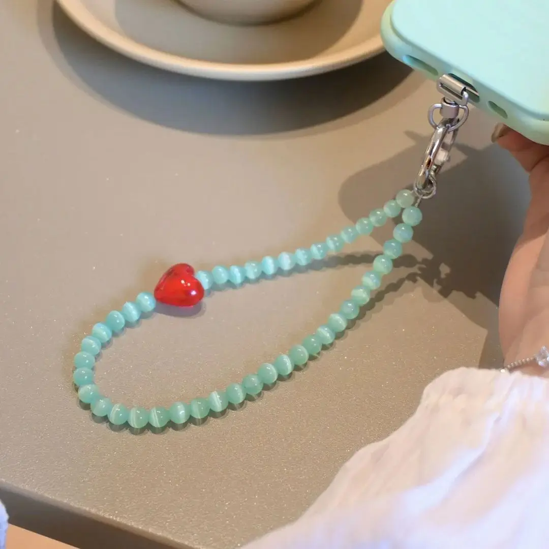 Kawaii Green Bead Phone Strap Lanyard Cute Red Love Design Keychain Cases For iP 14 Schoolbag Airpods Earphones Schoolbag Korea
Kawaii Green Bead Phone Strap Lanyard Cute Red Love Design Keychain Cases For iP 14 Schoolbag Airpods Earphones Schoolbag Korea