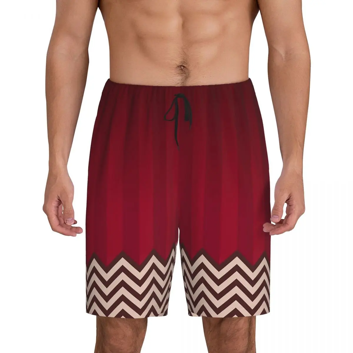 Мужские короткие пижамные шорты Custom Twin Peaks Red Room для сна и отдыха
Мужские короткие пижамные шорты Custom Twin Peaks Red Room для сна и отдыха