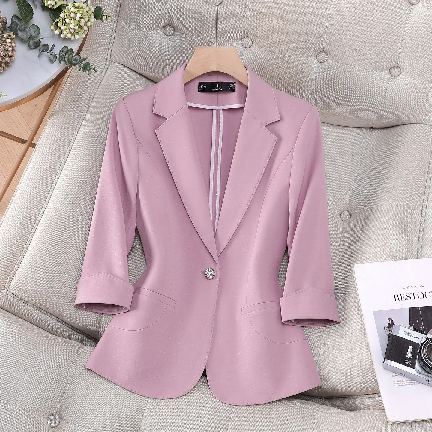 Women's Blazer Ladies Commuter Professional Wear Short Formal Coat Jacket 2026 Spring Summer Thin Suit Jacket Female Outerwear
Women's Blazer Ladies Commuter Professional Wear Short Formal Coat Jacket 2026 Spring Summer Thin Suit Jacket Female Outerwear