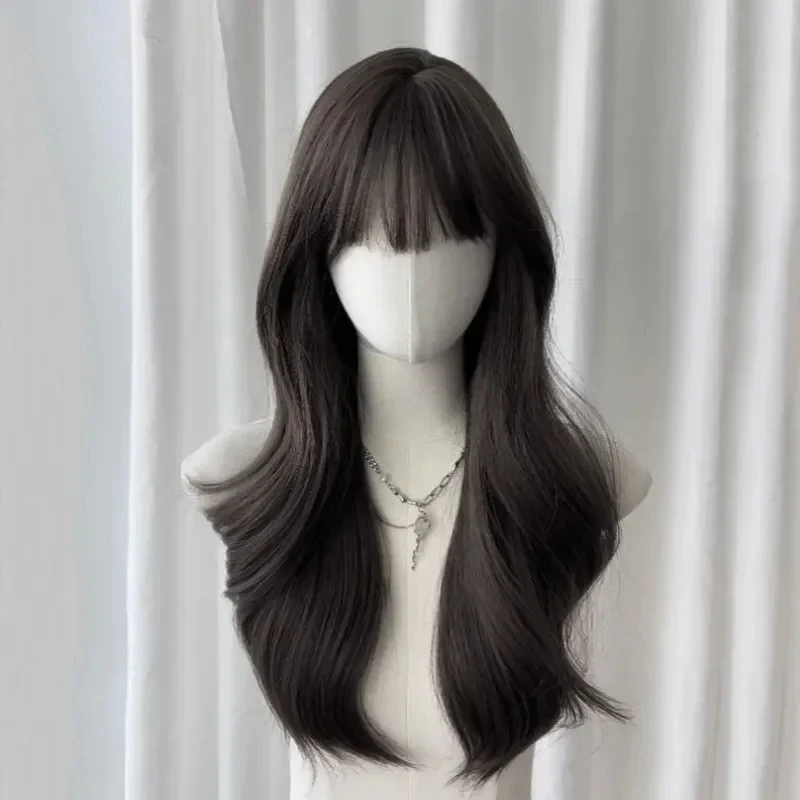 xiaoxiao Ashely Black Brown Wig for Woman 24inch Daily Use Lolita Water Wavy Big Waves Curly Long Straight Hair Synthe
xiaoxiao Ashely Black Brown Wig for Woman 24inch Daily Use Lolita Water Wavy Big Waves Curly Long Straight Hair Synthe