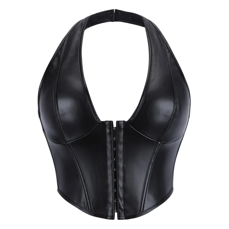 Women Sexy PU Leather Corset Top Crop Bustier Gothic Punk Push Up Bra Bodice Corselet Party Short Camis Clubwear Plus Size
Women Sexy PU Leather Corset Top Crop Bustier Gothic Punk Push Up Bra Bodice Corselet Party Short Camis Clubwear Plus Size