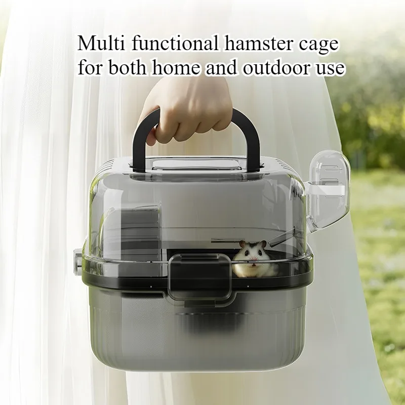 Hamster cage anti-prison break portable double-layer large space small pet luxury villa portable golden bear feeding box
Hamster cage anti-prison break portable double-layer large space small pet luxury villa portable golden bear feeding box