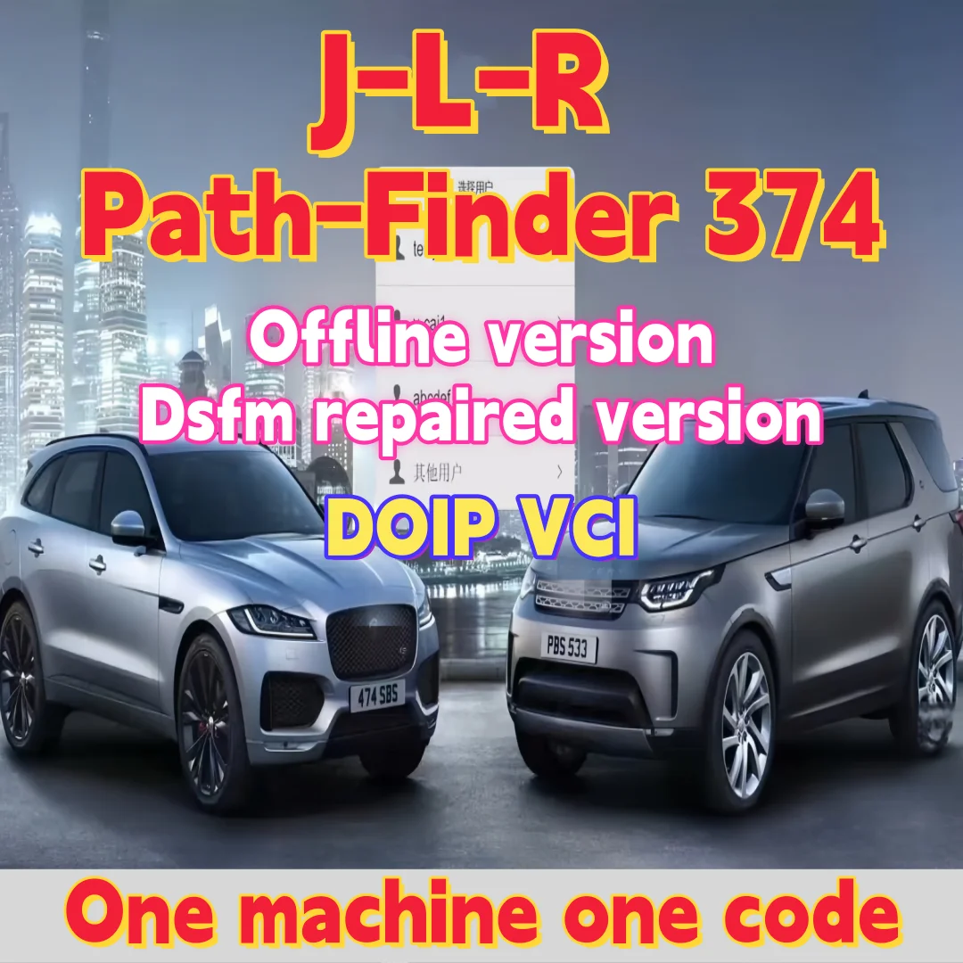 Диагностическое программное обеспечение JLR PathFinder v374 DoIP для моделей Land Rover и Jaguar с 2017 по 2022 год + удаленная онлайн-обновление функций.
Диагностическое программное обеспечение JLR PathFinder v374 DoIP для моделей Land Rover и Jaguar с 2017 по 2022 год + удаленная онлайн-обновление функций.