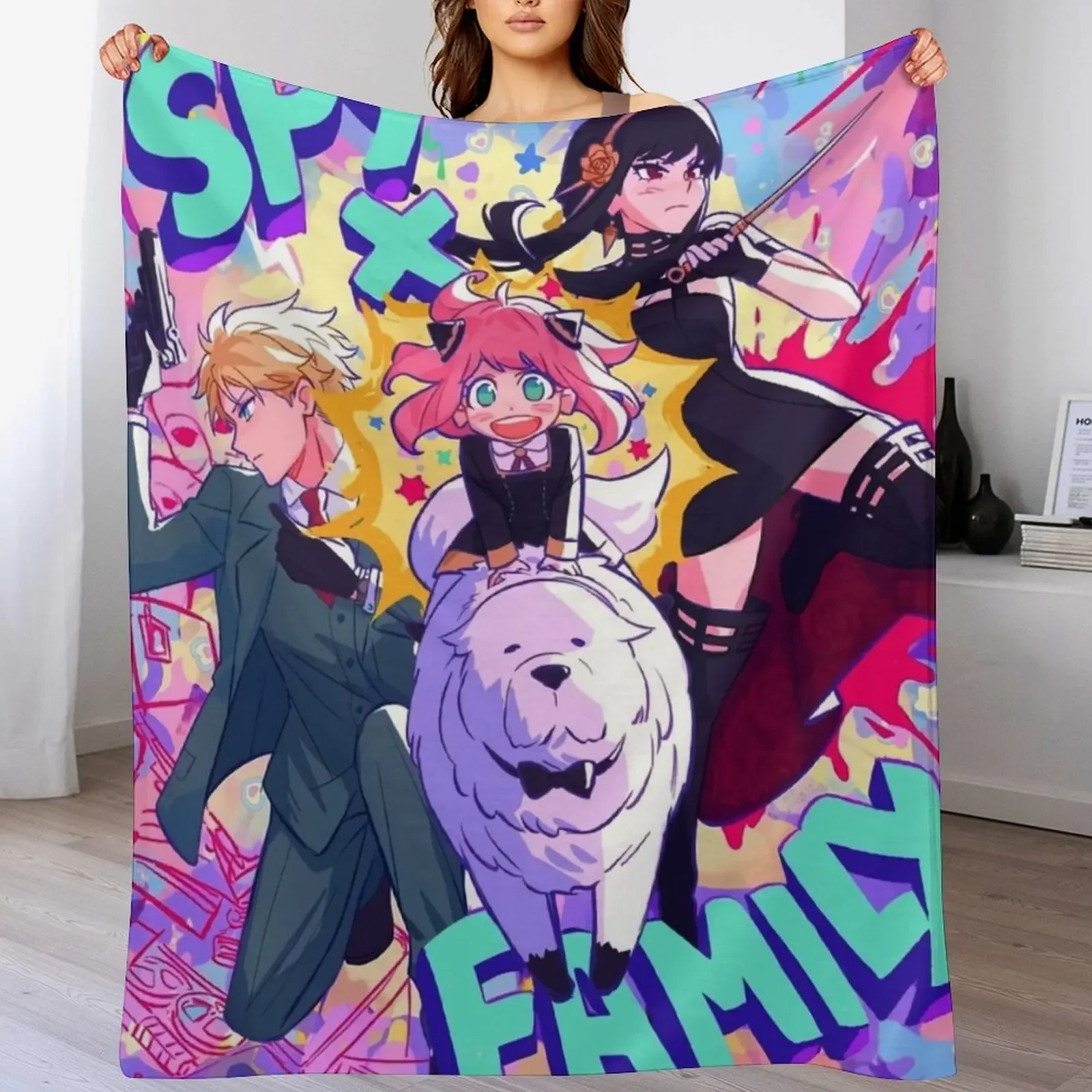 Spy Family Throw Blanket Giant Sofa Soft Plush Plaid heavy to sleep Stuffeds Blankets
Spy Family Throw Blanket Giant Sofa Soft Plush Plaid heavy to sleep Stuffeds Blankets