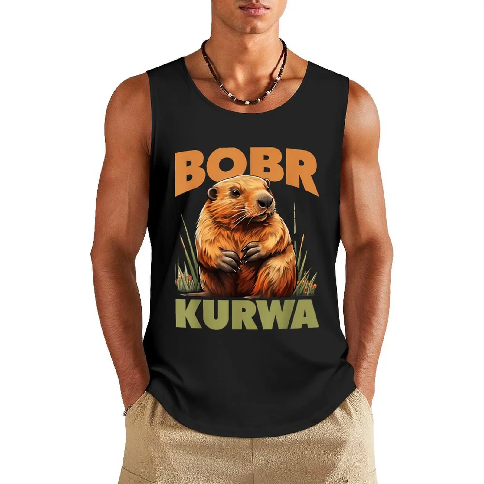 Bobr Kur.wa - Bober Bea.ver Bobr Tank Top summer clothes men 2025 sleeveless tshirts for men Top summer
Bobr Kur.wa - Bober Bea.ver Bobr Tank Top summer clothes men 2025 sleeveless tshirts for men Top summer