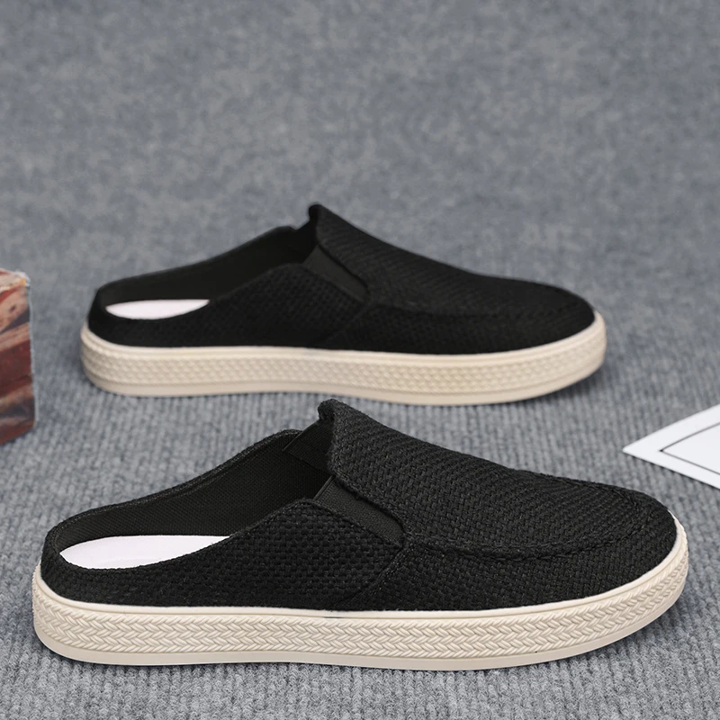 Men's Summer Casual Anti-slip Wear-Resistant Driving Half Slippers Slip-On Sandals No-Back Slippers Comfortable Fabric Upgraded
Men's Summer Casual Anti-slip Wear-Resistant Driving Half Slippers Slip-On Sandals No-Back Slippers Comfortable Fabric Upgraded