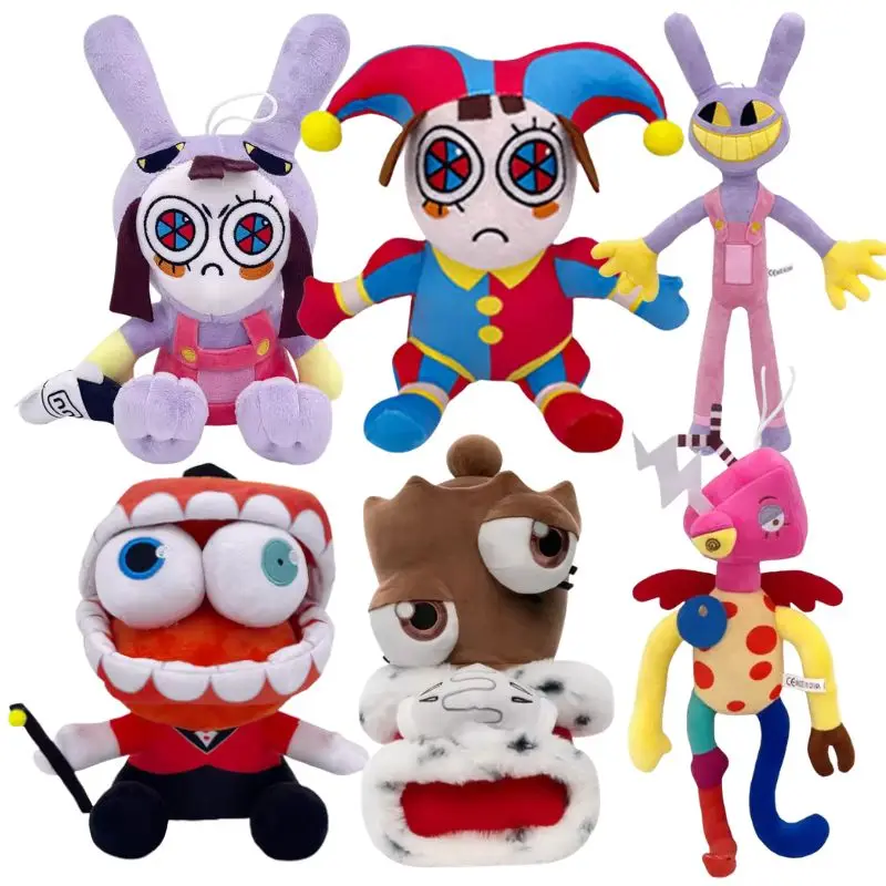 New Styles The Amazing Digital Circus Pomni Jax Plush Toy Anime Cute Theater Rabbit Doll Cartoon Clown Christmas Kids Gifts2
New Styles The Amazing Digital Circus Pomni Jax Plush Toy Anime Cute Theater Rabbit Doll Cartoon Clown Christmas Kids Gifts2