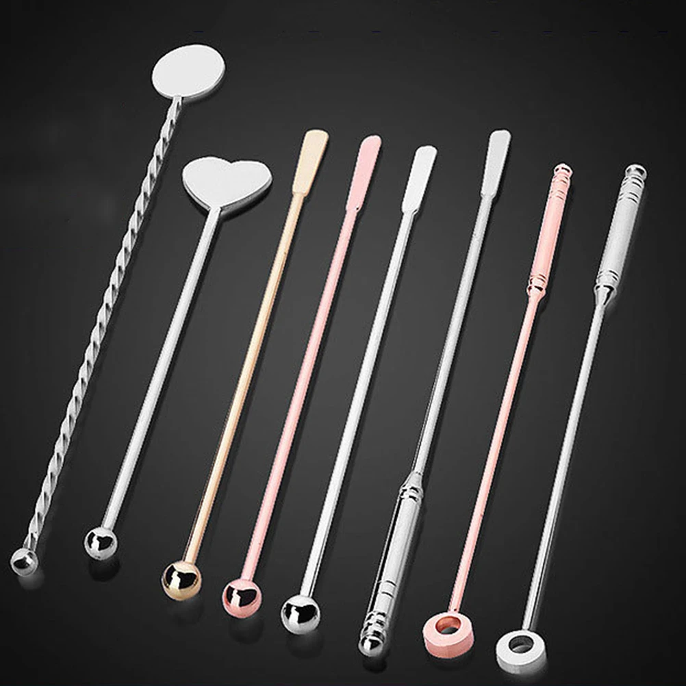 5 Pcs Skewers Stainless Steel Stirring Rod Martini Pick Cocktail Drink Picks Sticks
5 Pcs Skewers Stainless Steel Stirring Rod Martini Pick Cocktail Drink Picks Sticks