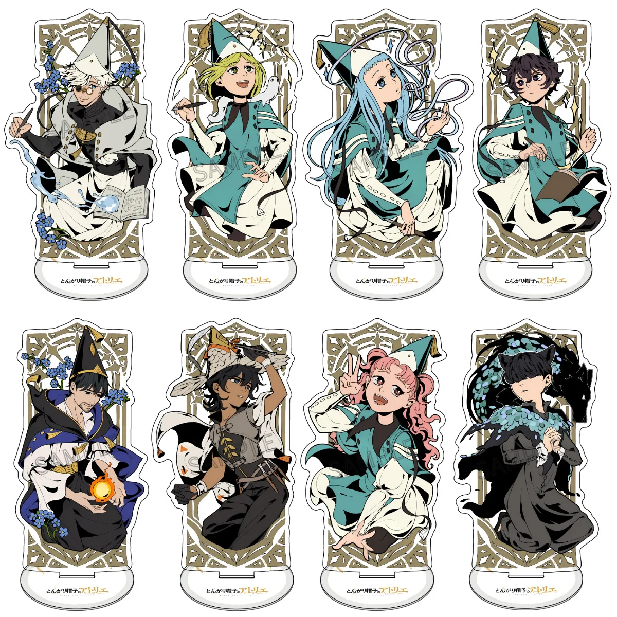 Witch Hat Atelier Coco Qifrey Agott Tetia Richeh Acrylic Cartoon Figure Display Stand Model Plate Accessories Keychain Ornaments
Witch Hat Atelier Coco Qifrey Agott Tetia Richeh Acrylic Cartoon Figure Display Stand Model Plate Accessories Keychain Ornaments