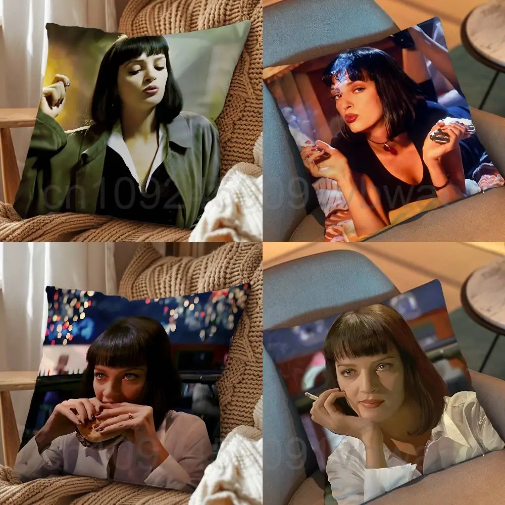 Ballet Mia Wallace Pulp Fiction Pillow Case Anti-dustmite Pillowcase Invisible zipper silky short plush Sofa cushion cover
Ballet Mia Wallace Pulp Fiction Pillow Case Anti-dustmite Pillowcase Invisible zipper silky short plush Sofa cushion cover