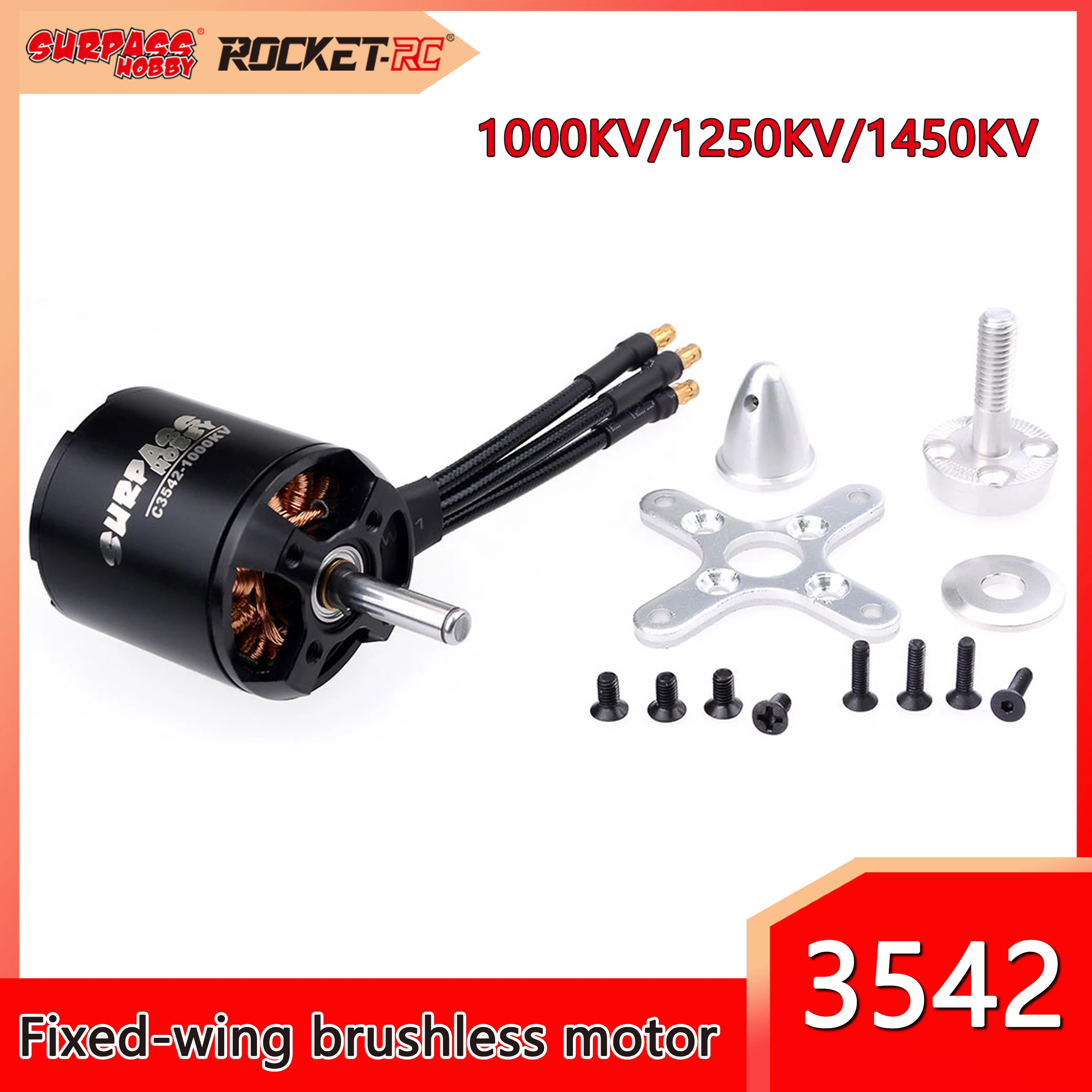 Surpass Hobby C3542 1000KV 1250KV 1450KV Outrunner Бесщеточный двигатель для RC FPV Racing Drone Aircraft Планер Часть самолета
Surpass Hobby C3542 1000KV 1250KV 1450KV Outrunner Бесщеточный двигатель для RC FPV Racing Drone Aircraft Планер Часть самолета