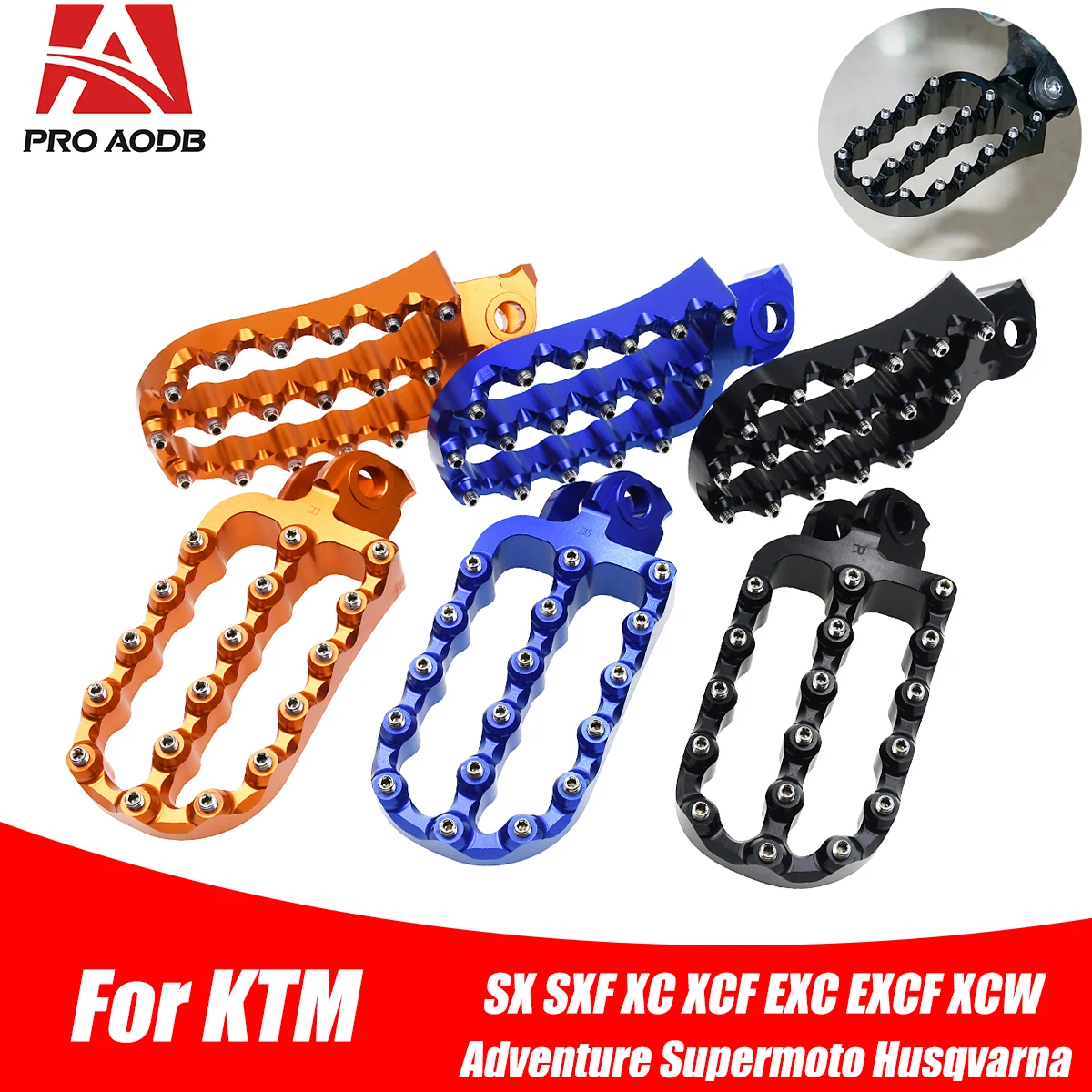 Extended Motorcycle Foot Pegs Footrest Pedals For KTM 390-1290 Adventure SMC R S Supermoto SX EXC EXCF XCW XCF XSXF 2008-2023
Extended Motorcycle Foot Pegs Footrest Pedals For KTM 390-1290 Adventure SMC R S Supermoto SX EXC EXCF XCW XCF XSXF 2008-2023