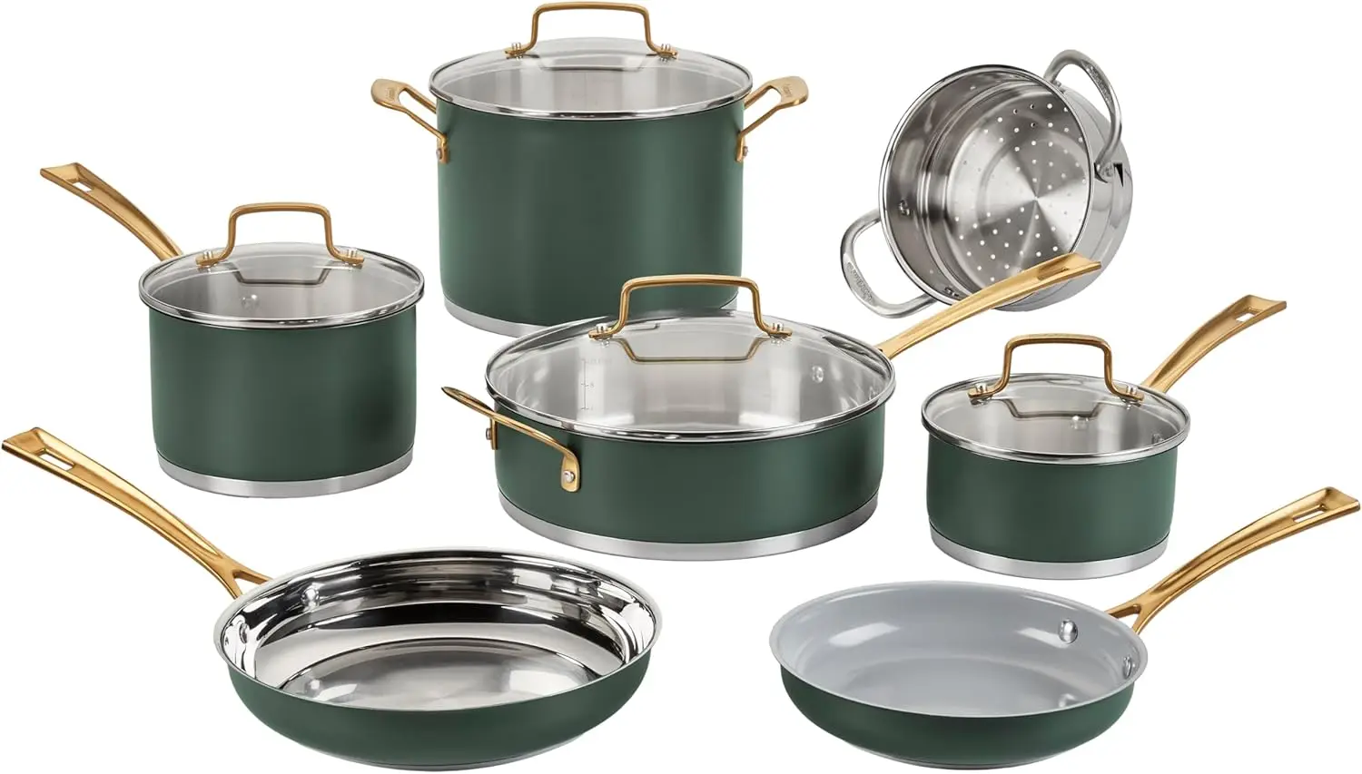 Cookware Set, 11 Piece Stainless Steel Cookware Pots and Pans, Home and Kitchen Durable Stainless Steel for Everyday Cooking, Ma
Cookware Set, 11 Piece Stainless Steel Cookware Pots and Pans, Home and Kitchen Durable Stainless Steel for Everyday Cooking, Ma