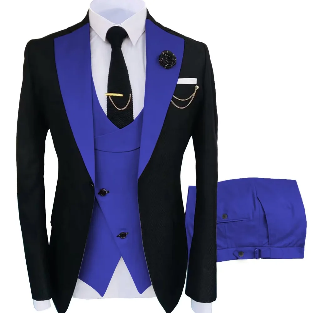 3 Pieces Jacket Vest Pants Set Formal Slim Fit Men's Suits Business Groom Tuxedo for Wedding Party Prom 2026
3 Pieces Jacket Vest Pants Set Formal Slim Fit Men's Suits Business Groom Tuxedo for Wedding Party Prom 2026