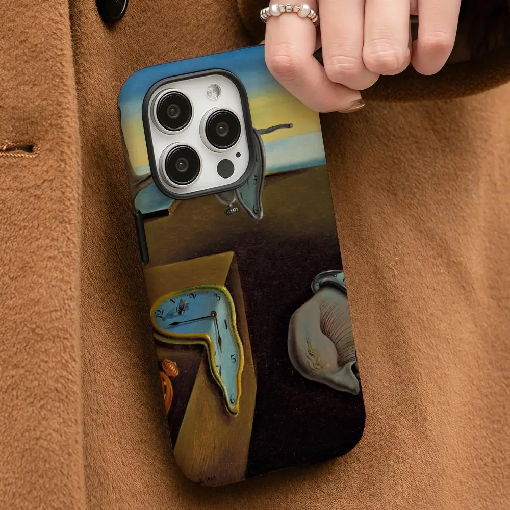 Salvador Dali Famous Paintings Phone Case For iPhone 16 15 14 13 12 11 Pro Max Plus HD Double-Layer Liquid Back Film Hard Shell
Salvador Dali Famous Paintings Phone Case For iPhone 16 15 14 13 12 11 Pro Max Plus HD Double-Layer Liquid Back Film Hard Shell