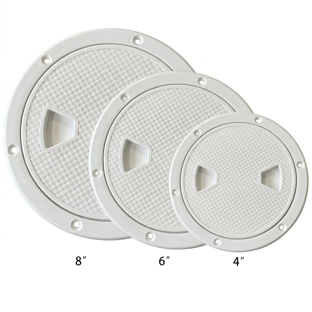 MARINE Circular Non Slip Inspection Hatch Boat Hatch Deck Plate With Detachable Cover White For RV Marine Boat Kayak Yacht
MARINE Circular Non Slip Inspection Hatch Boat Hatch Deck Plate With Detachable Cover White For RV Marine Boat Kayak Yacht