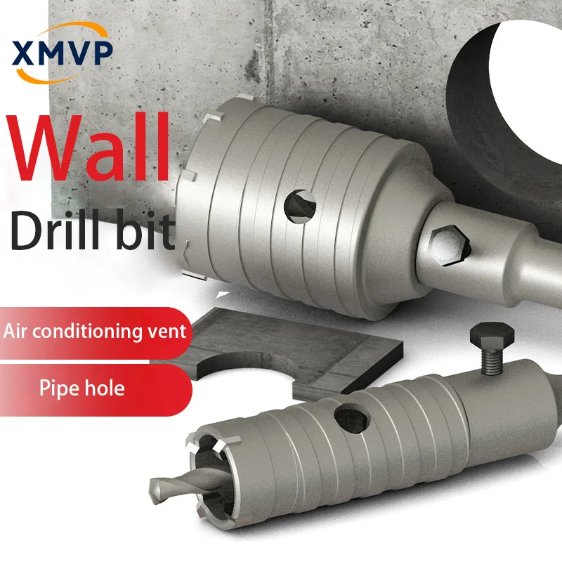 Wall hole opener drill bit impact electric hammer dry drilling tool for brick walls hole-making device air conditioning pipe con
Wall hole opener drill bit impact electric hammer dry drilling tool for brick walls hole-making device air conditioning pipe con