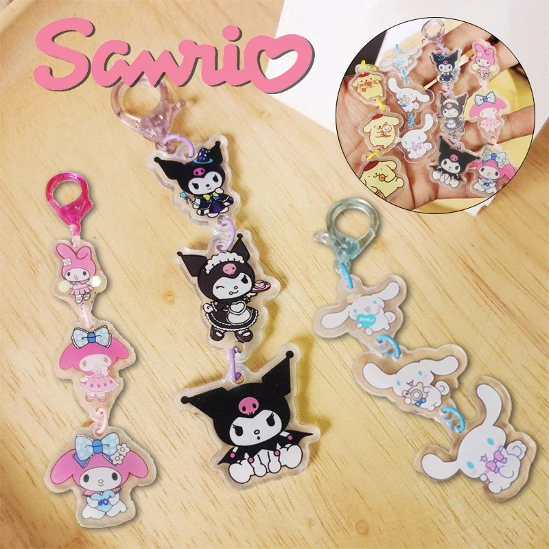 Sanrio Kuromi Melody Anime Keychain Acrylic Cinnamoroll Key Chains Cute Keychain Cartoon Bag Charm Couple Friends Girls Decor
Sanrio Kuromi Melody Anime Keychain Acrylic Cinnamoroll Key Chains Cute Keychain Cartoon Bag Charm Couple Friends Girls Decor