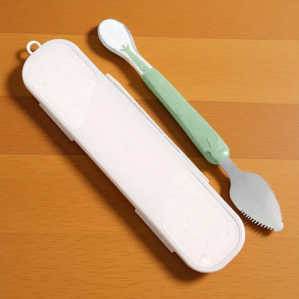 Baby Scraping Spoon for Fruit Puree Mud Feeding Bilateral Round Edge Safe Boil Sterilizable Portable Infant Feeding
Baby Scraping Spoon for Fruit Puree Mud Feeding Bilateral Round Edge Safe Boil Sterilizable Portable Infant Feeding