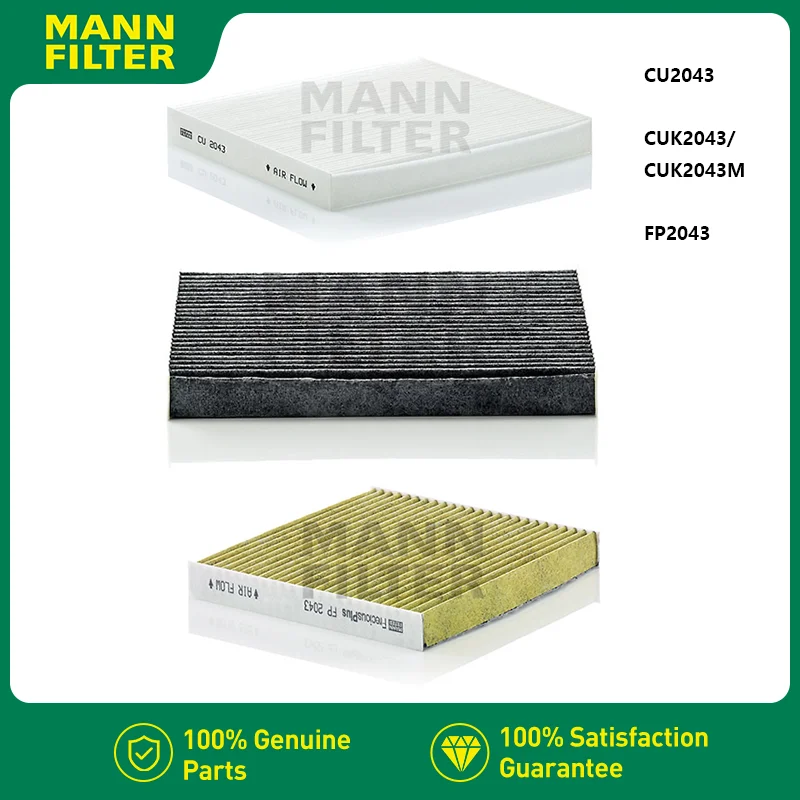 MANNFILTER CU2043/CUK2043M/FP2043 Cabin Air Filter Fits MAZDA 6 CX-7 DD1061P11 FZ81007725A5 GS1D61P11 GI6A61P11A
MANNFILTER CU2043/CUK2043M/FP2043 Cabin Air Filter Fits MAZDA 6 CX-7 DD1061P11 FZ81007725A5 GS1D61P11 GI6A61P11A