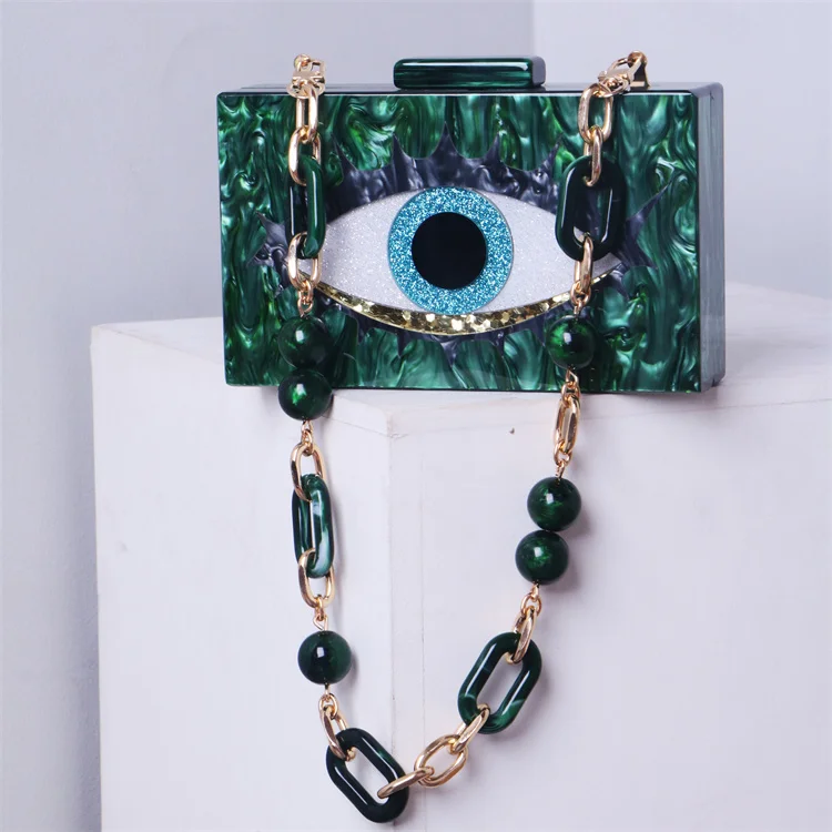 Fashion New Brand Ladies Evening Bags Pearl Acrylic Green Evil Eye Day Clutch Bags Shoulder Handbags Lady Party Wallet
Fashion New Brand Ladies Evening Bags Pearl Acrylic Green Evil Eye Day Clutch Bags Shoulder Handbags Lady Party Wallet