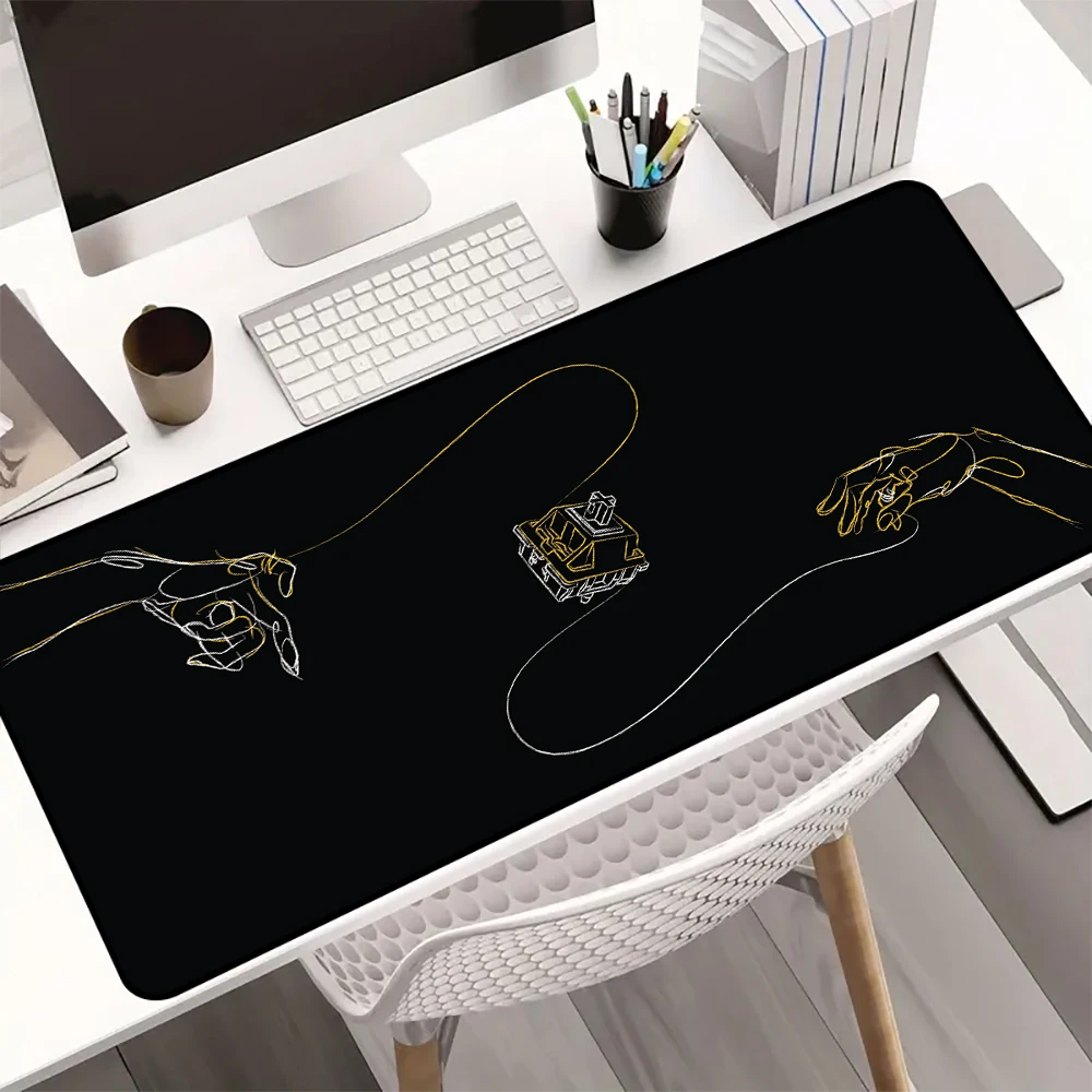 Black Mouse Pad 900x400 Mm Mousepad Desk Pad, Non-Slip Rubber Mouse Mats Stitched Edges Play Mat,mechanical Keyboard Mouse Pad
Black Mouse Pad 900x400 Mm Mousepad Desk Pad, Non-Slip Rubber Mouse Mats Stitched Edges Play Mat,mechanical Keyboard Mouse Pad