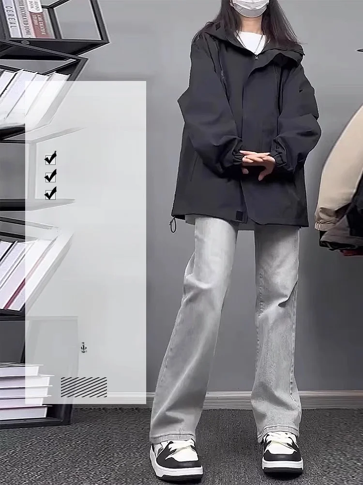 Cleanfit e ey, облегающие прямые джинсы, женские весенне-летние модные длинные брюки с высокой талией в американском стиле
Cleanfit e ey, облегающие прямые джинсы, женские весенне-летние модные длинные брюки с высокой талией в американском стиле