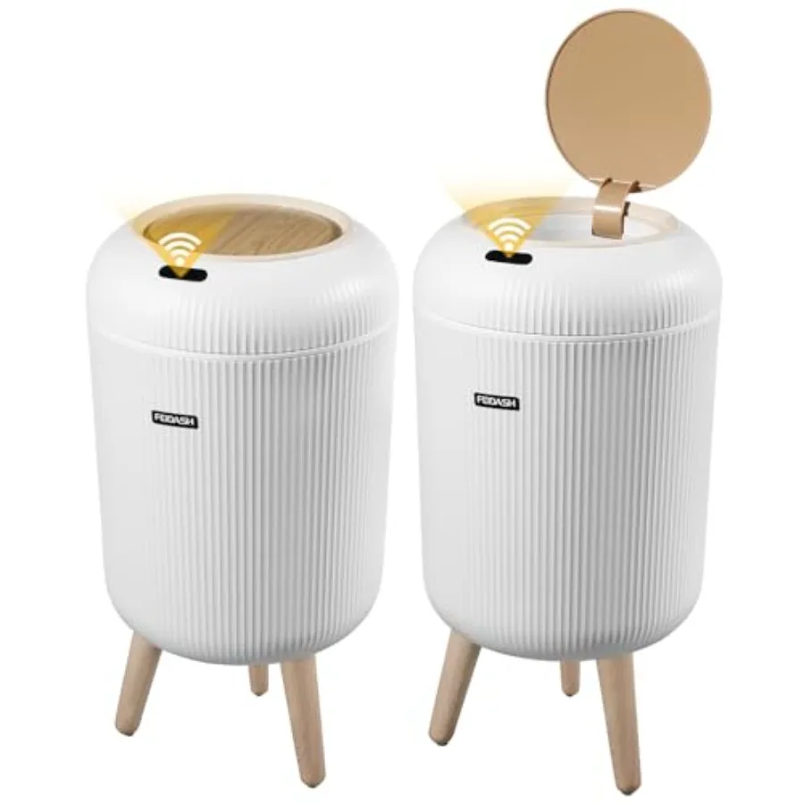2 Pack Automatic Motion Sensor Trash Cans 3 Gallon/ 11L Touchless Trash Bins with Removable Legs Slim Waterproof Design for Bat
2 Pack Automatic Motion Sensor Trash Cans 3 Gallon/ 11L Touchless Trash Bins with Removable Legs Slim Waterproof Design for Bat