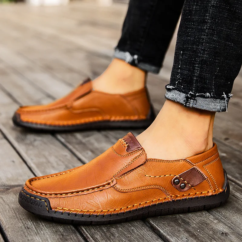 2026 New Fashion Men Casual Shoes Handmade Leather Loafers Comfortable Men's Shoes Quality Split Leather Flat Driving
2026 New Fashion Men Casual Shoes Handmade Leather Loafers Comfortable Men's Shoes Quality Split Leather Flat Driving