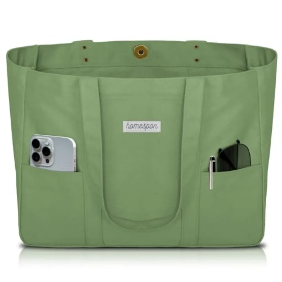 HOMESPON Large Canvas Tote Bag for Women Everything Bag with Pockets and Laptop Sleeve
HOMESPON Large Canvas Tote Bag for Women Everything Bag with Pockets and Laptop Sleeve