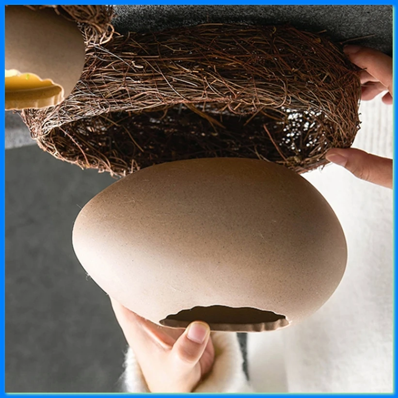 Eggshell Modeling Steamed Egg Bowl Dessert Bowl Ostrich Egg-Shaped Ceramic Yogurt Bowl Special Restaurant Tableware-A75P
Eggshell Modeling Steamed Egg Bowl Dessert Bowl Ostrich Egg-Shaped Ceramic Yogurt Bowl Special Restaurant Tableware-A75P