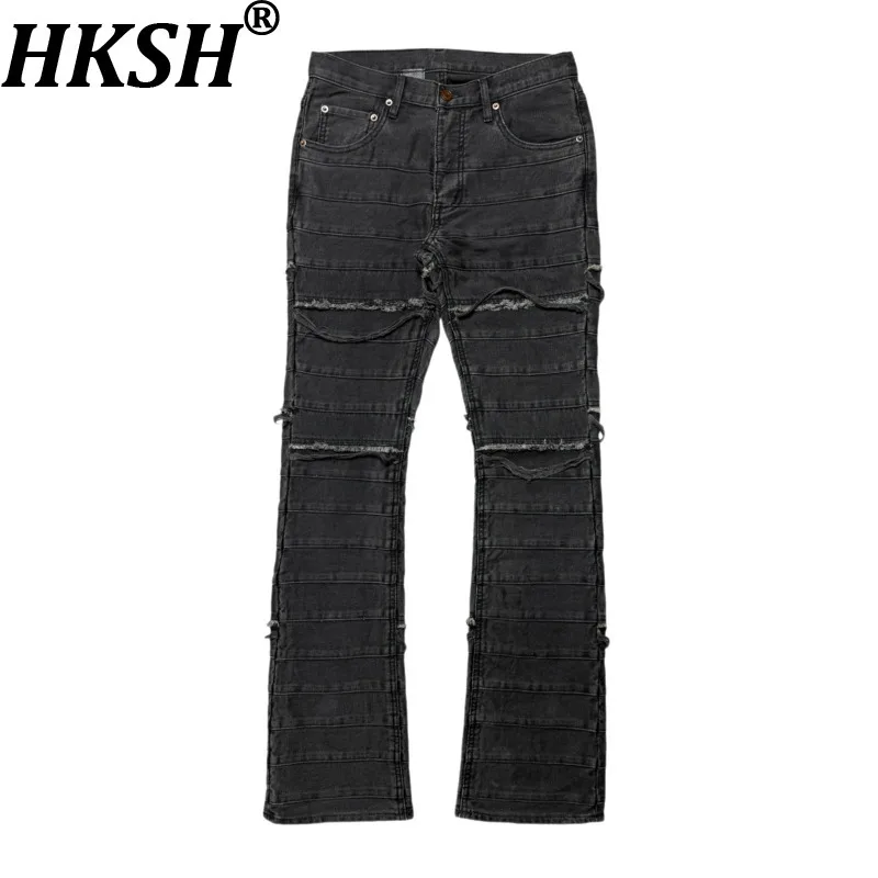 HKSH Spring Autumn New Men's Tide Dark Niche Deisign Denim Pants Layered Tassel Flared Jeans Chic Ins Punk Vibe Vintage HK21672
HKSH Spring Autumn New Men's Tide Dark Niche Deisign Denim Pants Layered Tassel Flared Jeans Chic Ins Punk Vibe Vintage HK21672
