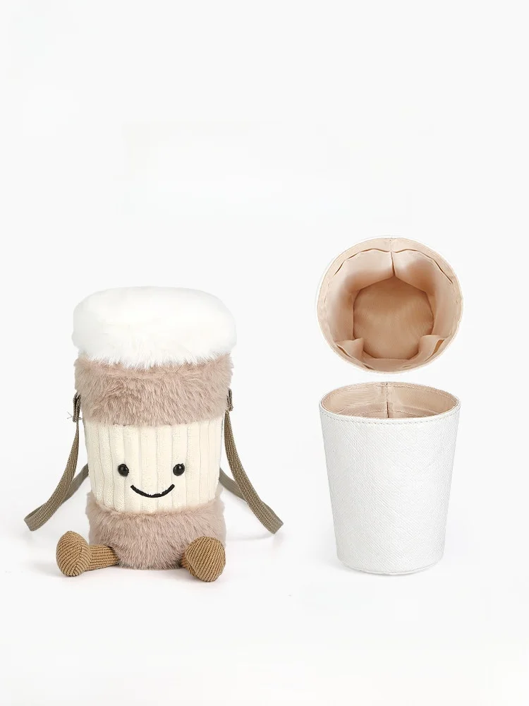 Handmade Studio Jellycat Coffee Cup Inner Bag Dupont Paper Bag Waterproof Shockproof round Cylinder Shape Makeup Bag for Women
Handmade Studio Jellycat Coffee Cup Inner Bag Dupont Paper Bag Waterproof Shockproof round Cylinder Shape Makeup Bag for Women