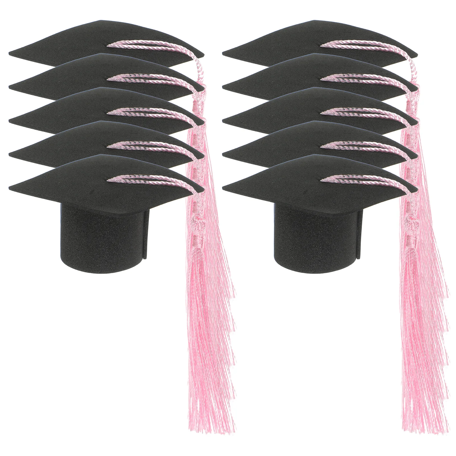 10pcs Graduation Cap Cake Decor Pink Bachelor Hat for Cupcakes Party Picks Polyester Toppers Safe Material Lightweight
10pcs Graduation Cap Cake Decor Pink Bachelor Hat for Cupcakes Party Picks Polyester Toppers Safe Material Lightweight