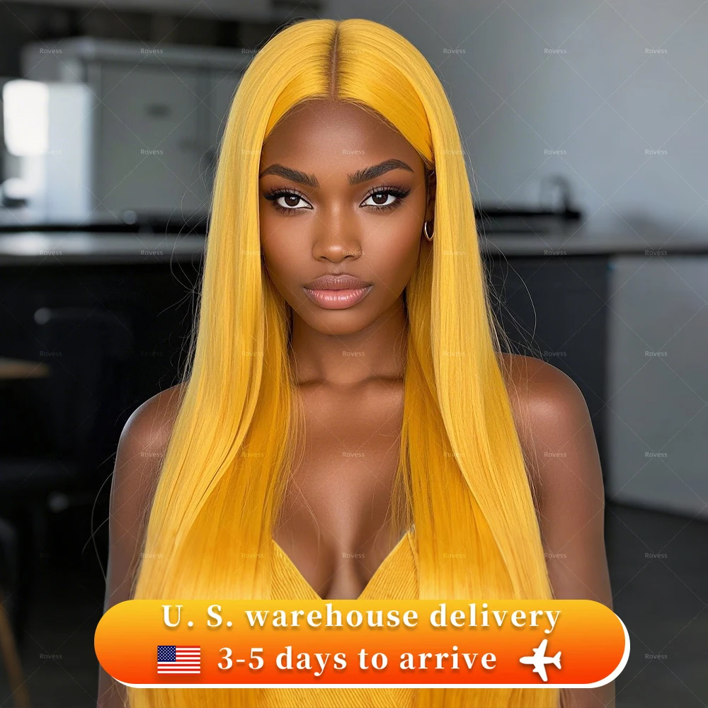 300 Density Yellow Wigs Colored 13x6 HD Transparent Lace Frontal Wig Brazilian Lace Front Remy Human Hair Wigs For Black Women
300 Density Yellow Wigs Colored 13x6 HD Transparent Lace Frontal Wig Brazilian Lace Front Remy Human Hair Wigs For Black Women