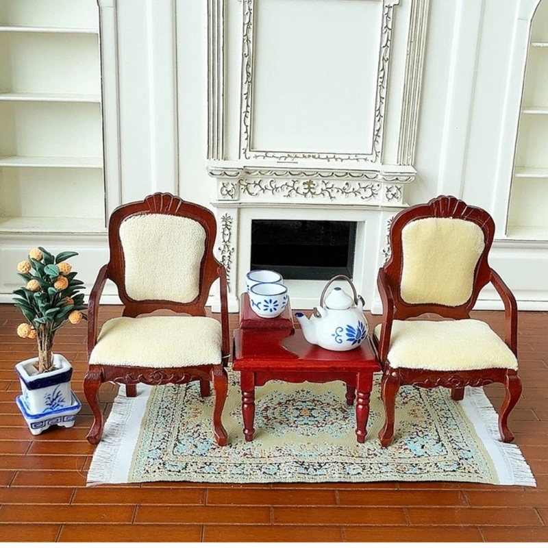 Collapsible Miniature Table And Chair Set Realistic 1/12 Dollhouses Accessories With Detailing 15UB
Collapsible Miniature Table And Chair Set Realistic 1/12 Dollhouses Accessories With Detailing 15UB