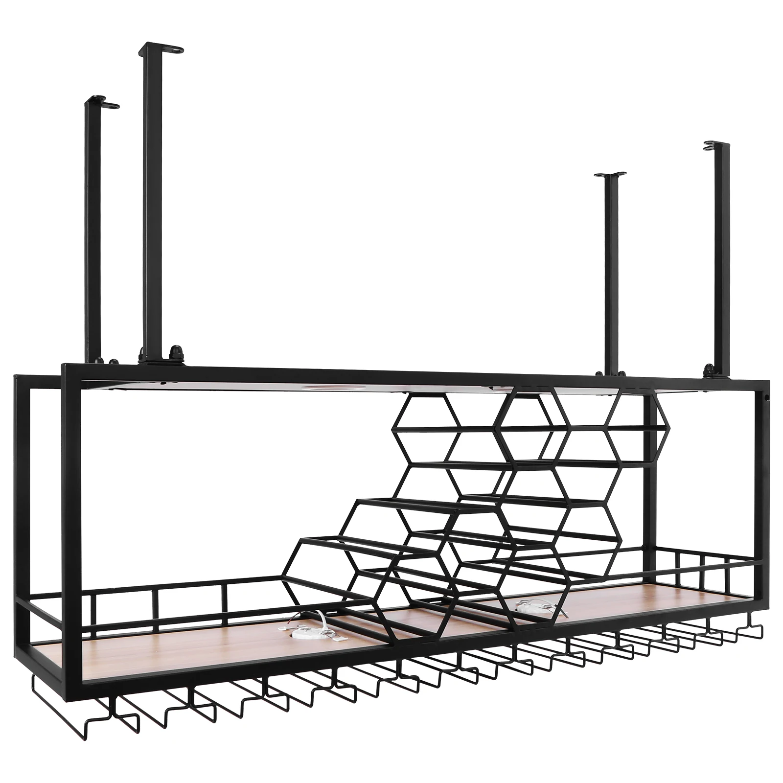 Metal Hanging Wine Rack (1pcs)
Metal Hanging Wine Rack (1pcs)