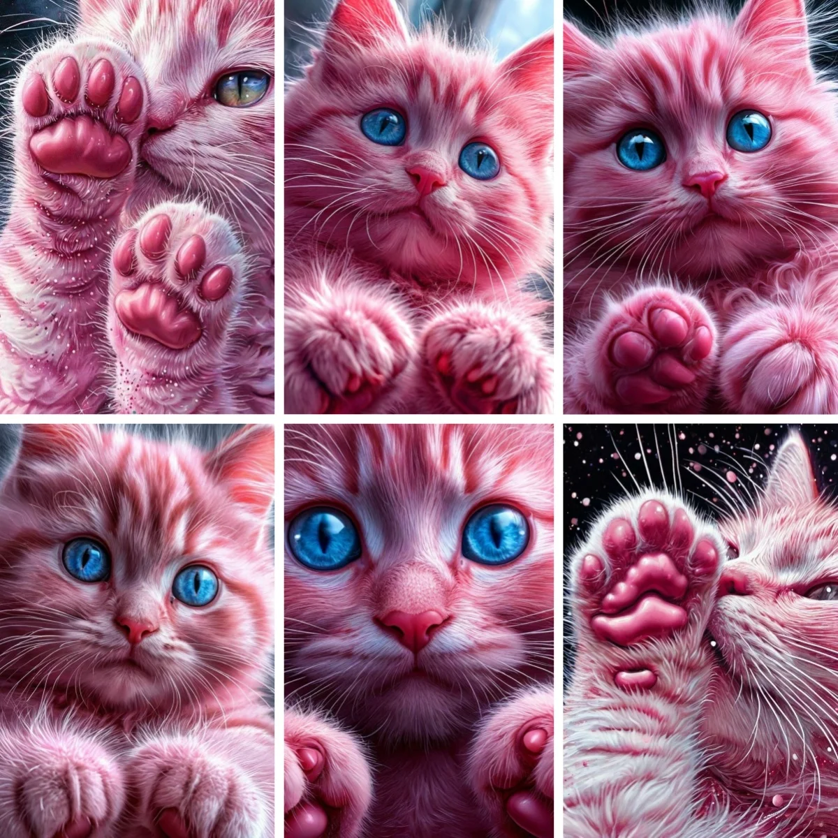 Diamond Painting Full Drill Pink Cat with Blue Eyes DIY Kits for Adults Beginner Diamond Art Feline Paint By Round/Square Gems
Diamond Painting Full Drill Pink Cat with Blue Eyes DIY Kits for Adults Beginner Diamond Art Feline Paint By Round/Square Gems