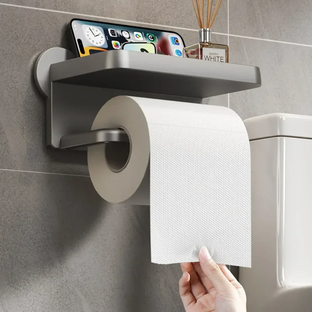 Toilet Paper Holder Stand Wall-Mounted Toilet Paper Dispenser Kitchen Bathroom Storage Rack For Tissue Box Shelf Phone Holde
Toilet Paper Holder Stand Wall-Mounted Toilet Paper Dispenser Kitchen Bathroom Storage Rack For Tissue Box Shelf Phone Holde