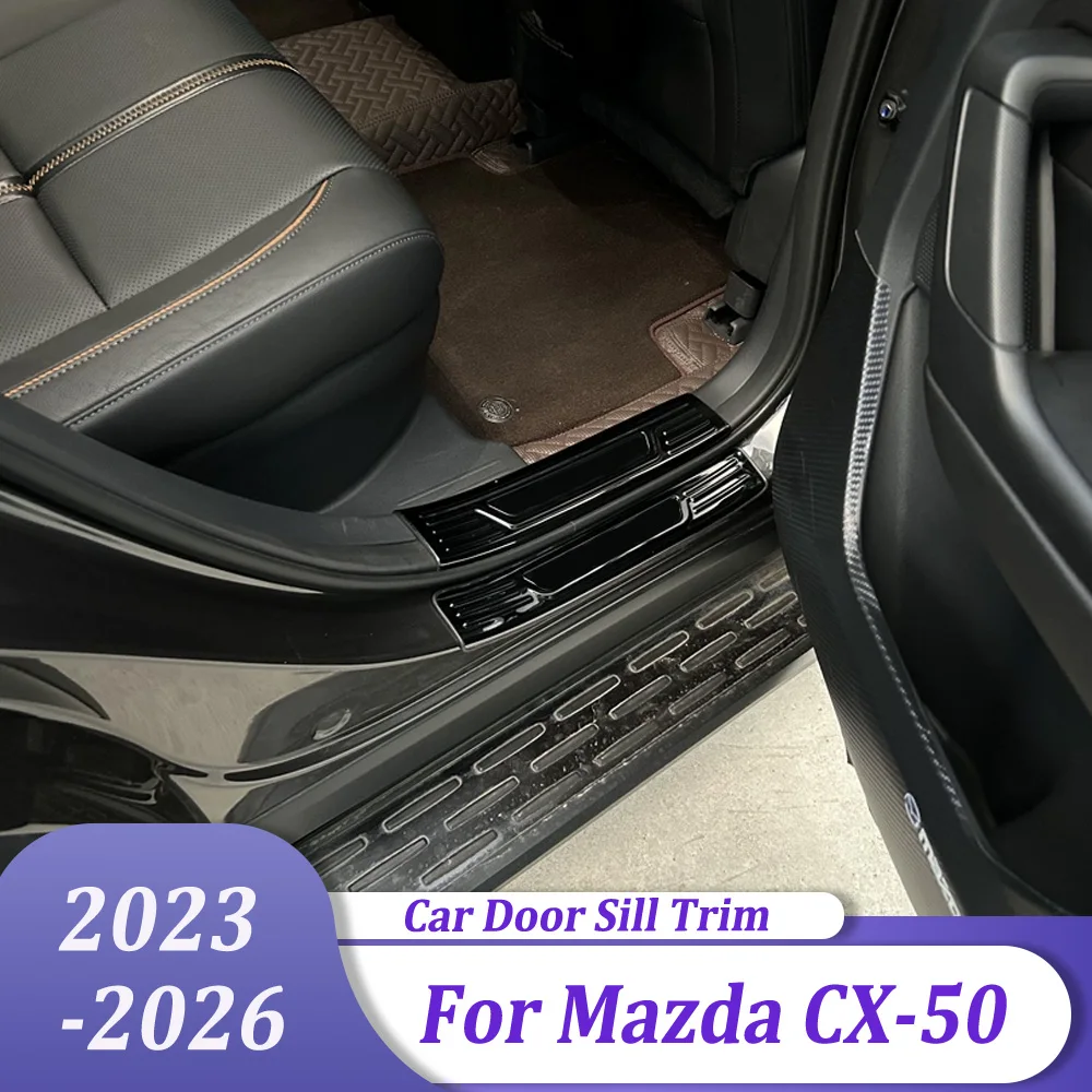Car Assessoires Inner+ Outer Side Door Sill Scuff Plate Door Sill Protectors Thresholds For Mazda CX-50 CX50 2023 2024 2025 2026
Car Assessoires Inner+ Outer Side Door Sill Scuff Plate Door Sill Protectors Thresholds For Mazda CX-50 CX50 2023 2024 2025 2026