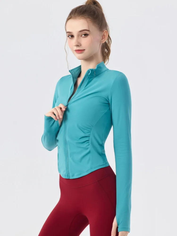 Осень-зима женское эластичное дышащее пальто телесного цвета с длинными рукавами для йоги, спортивные удобные однотонные топы для фитнеса и тренировок в тренажерном зале
Осень-зима женское эластичное дышащее пальто телесного цвета с длинными рукавами для йоги, спортивные удобные однотонные топы для фитнеса и тренировок в тренажерном зале