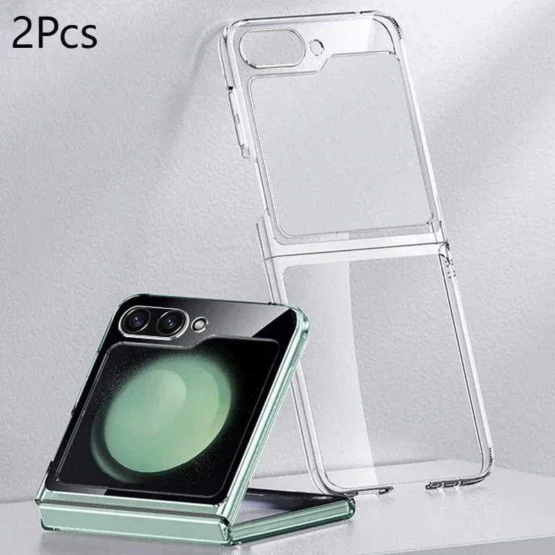 2pcs For Samsung Galaxy Z Flip 6 5 4 Case Slim Transparent Clear Hard PC Folding Phone Cover For Samsung Z Flip6 Flip4 Flip5
2pcs For Samsung Galaxy Z Flip 6 5 4 Case Slim Transparent Clear Hard PC Folding Phone Cover For Samsung Z Flip6 Flip4 Flip5