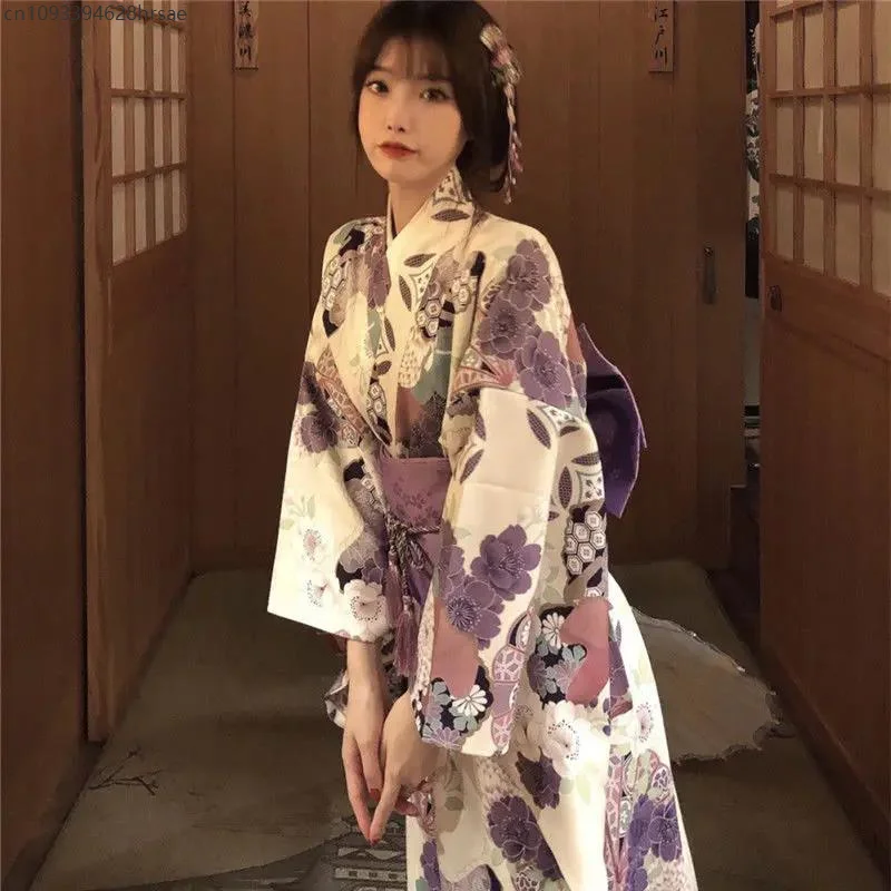 Fashion National Trends Women Sexy Kimono Yukata Dress With Obi Novelty Evening Dress Japanese Cosplay Costume Floral 2025
Fashion National Trends Women Sexy Kimono Yukata Dress With Obi Novelty Evening Dress Japanese Cosplay Costume Floral 2025