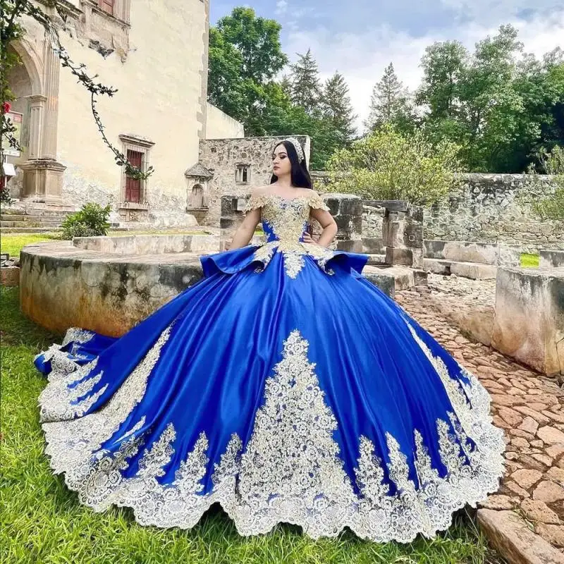 Luxury Ball Gown Royal Blue Quinceanera Dress 2025 Princess Sweet 16 Dress Mexican Vestidos De 15 Años Quinceañeras Long Train
Luxury Ball Gown Royal Blue Quinceanera Dress 2025 Princess Sweet 16 Dress Mexican Vestidos De 15 Años Quinceañeras Long Train