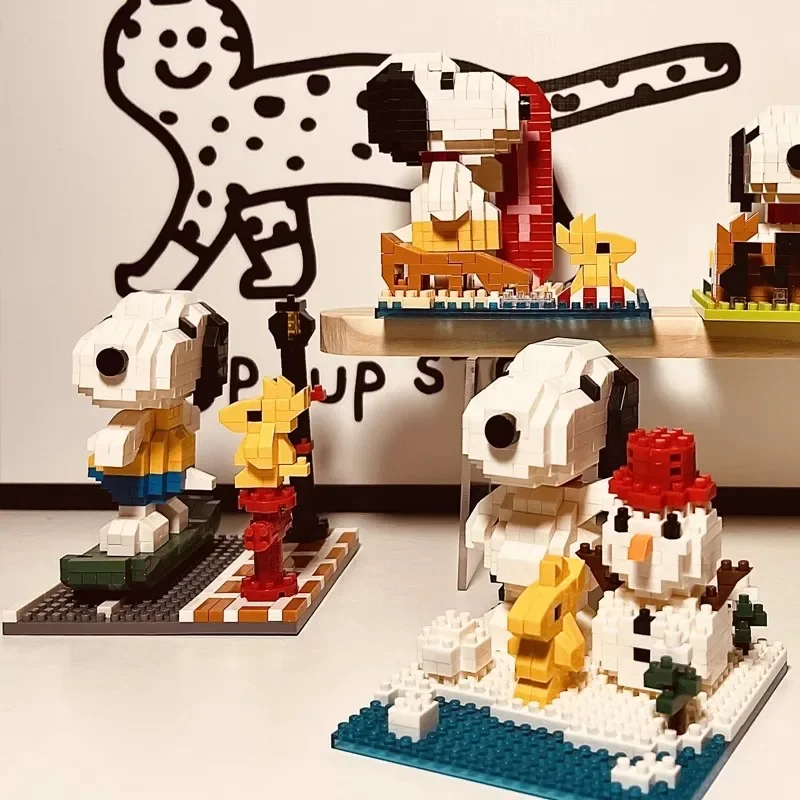 Anime Snoopy Micro Building Blocks Assembly Street View Model Character Scene Dog Mini Bricks Figure Toys For Christmas Gifts
Anime Snoopy Micro Building Blocks Assembly Street View Model Character Scene Dog Mini Bricks Figure Toys For Christmas Gifts