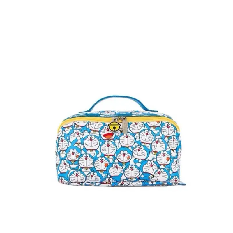 In stock cute cartoon blue cat hand-held cosmetic bag large-capacit exquisite and stylish portable travel wash storage bag
In stock cute cartoon blue cat hand-held cosmetic bag large-capacit exquisite and stylish portable travel wash storage bag