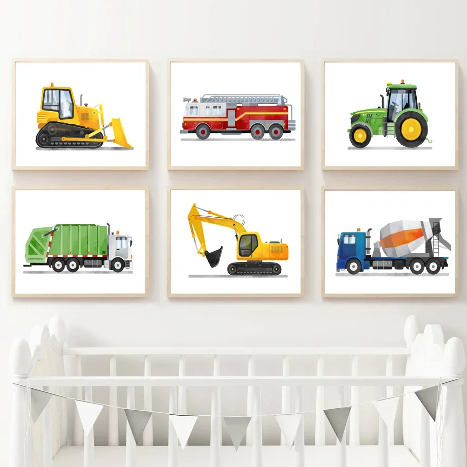 Construction Vehicle Truck Nursery Wall Art Canvas Painting Car Nordic Posters And Print Wall Pictures Boy Room Home Decoration
Construction Vehicle Truck Nursery Wall Art Canvas Painting Car Nordic Posters And Print Wall Pictures Boy Room Home Decoration